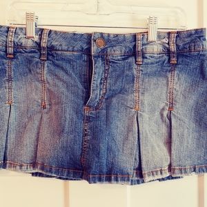 Denim skort